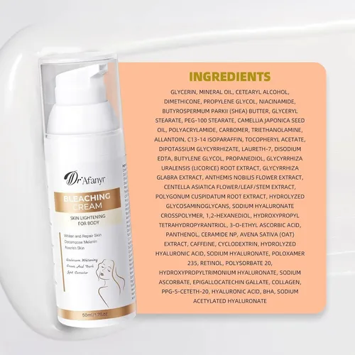 Crema Blanqueadora De Piel Para Eliminar Manchas Oscuras Del