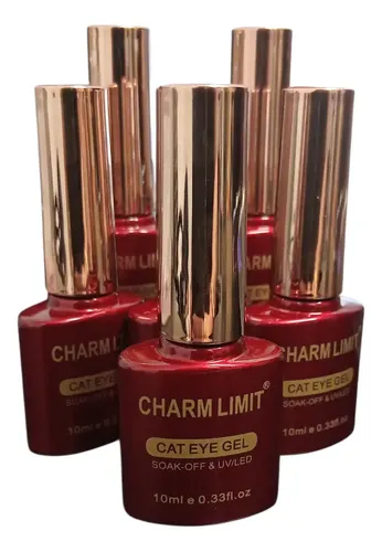 Esmalte Ojo De Gato Charm Limit Rojo Semipermanente Nails