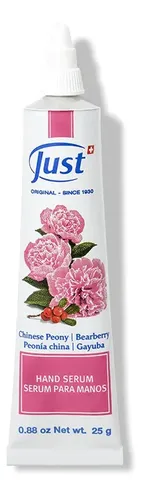 Sérum Para Manos Just – Peonia China y Gayuba