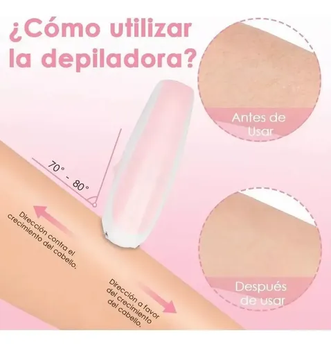 Mujer Eléctrica Depiladora Máquina De Afeitar Recargable Zz