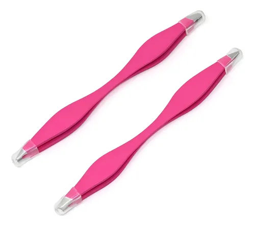 Juego De Pinzas De Cejas Yueton 2 Piezas Acero Inoxidable