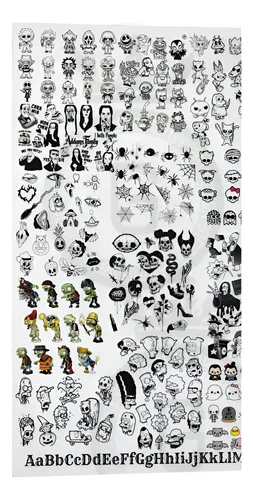 Plantillas Plastificadas Para Nail Art Stickers Arabescos