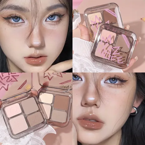 Paleta De Maquillaje Iluminador Facial Matte Shadow Lasting