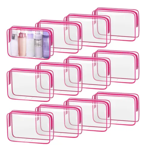 Bolsa De Maquillaje Tisratok Transparente Para Mujer Con Cie