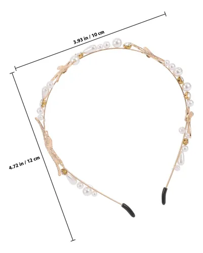 Diadema De Perlas Y Estrella De Mar Para Boda