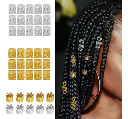 110 Piezas Adornos Para Pelo De Trenza Y Trenzado Accesorios