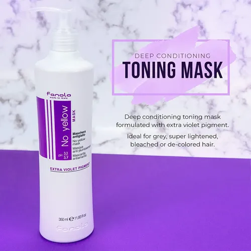 Tonificador Para Cabello Fanola No Yellow Mask Anti Bronce,