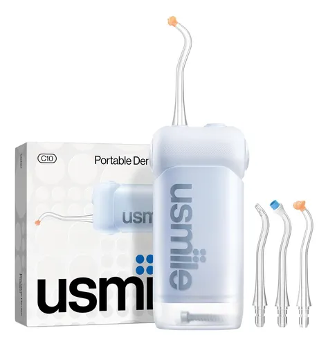 Usmile Irrigador Portátil 95 Días Batería 4 Modos Azul