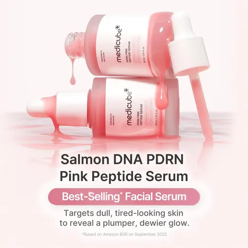 Sérum Peptídico Rosa Medicube Pdrn Para El Cuidado Facial Todo Tipo De Piel