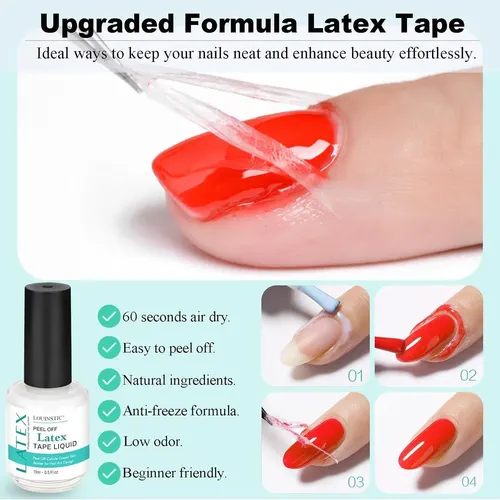 Kit Removedor De Esmalte En Gel Louinstic Con Aceite Y