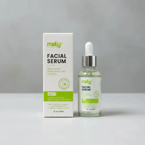 Serum Facial Con Ácido Hialurónico/colageno/vitamina C Mely Acneica Día/noche