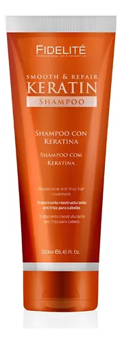 Shampoo Keratina Fidelite Reparador Fortalecedor X 230ml
