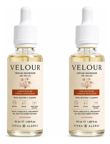 Serum Reductor De Vello Facial Y Corporal Velour 50ml 2×1