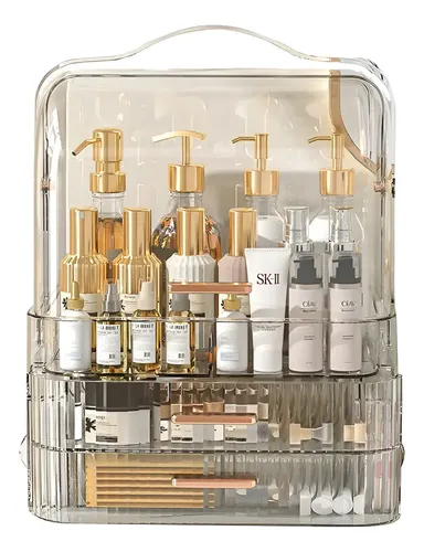 Organizador De Maquillaje Portatil Escritorio Porta Cosmetic