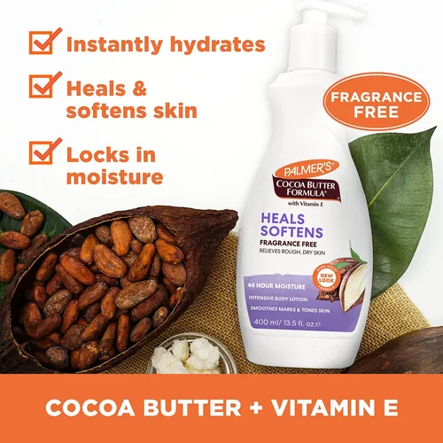 Loción Palmer’s De Manteca De Cacao Sin Fragancia, 400 Ml (p
