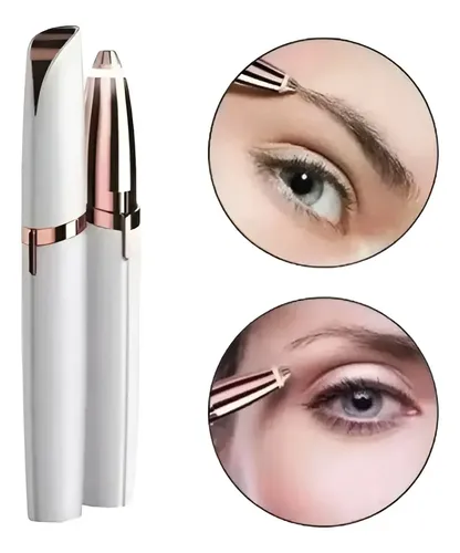 Depiladora eléctrica de cejas Flawless en color blanco