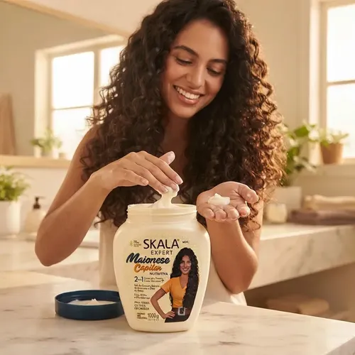 Maionese capilar Skala Máscara crema peinar hidratante 1000g