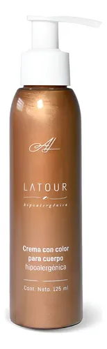 Crema Corporal Andre Latour con Color Hipoalergénica para Piel Sensible 125ml