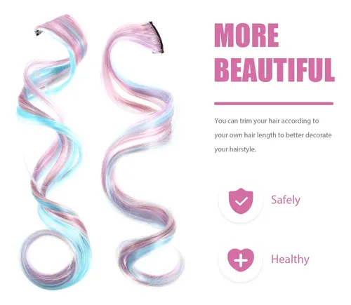 Extensiones De Pelo Para Peluca, 18 Piezas