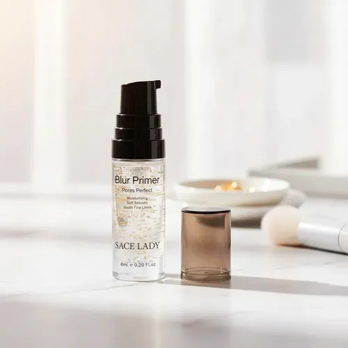 Prebase Maquillaje Satinada Transparente Con Oro 24k Gold