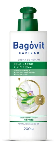 Bagovit Crema De Peinar Pelo Largo Y Sin Frizz 200 Ml