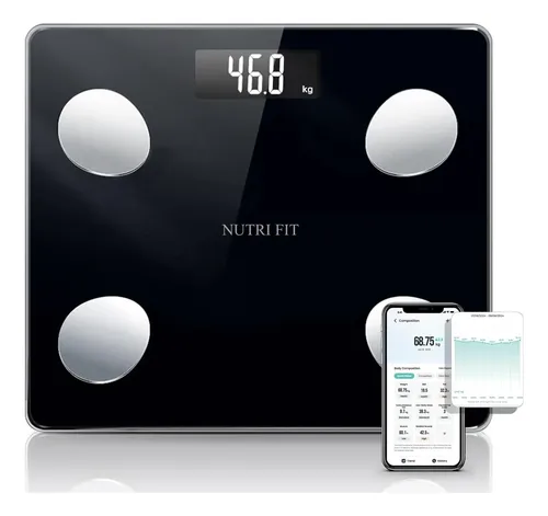 Báscula Corporal Inteligente Nutri Fit Con Bluetooth Para La