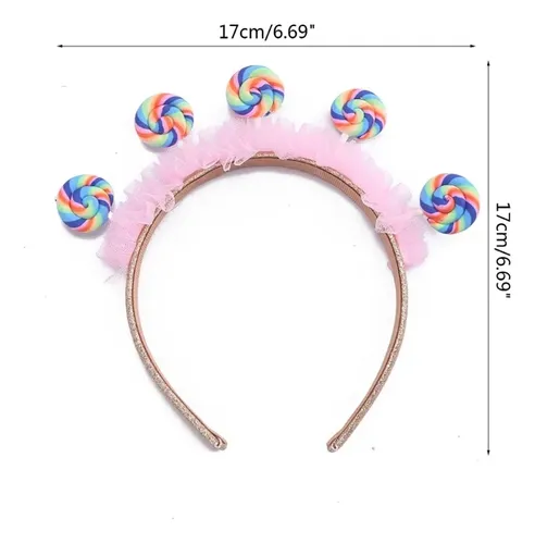 ..colorida Diadema Con Forma De Piruleta Para Carnavales.. Shape 2