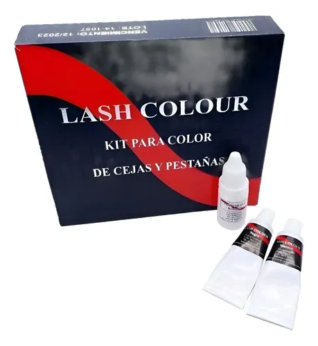 Kit Lash Color Tintura Pestañas Y Cejas