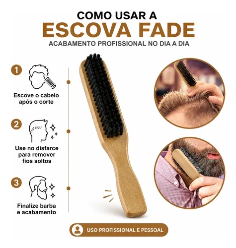 Peine Profesional Para Cabello Y Barba Brown Premium