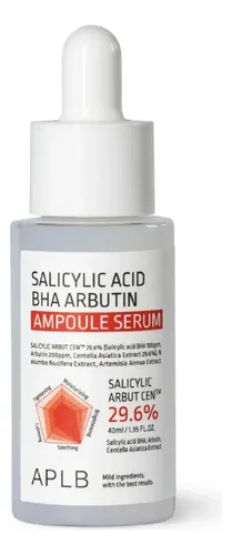 Sérum De Arbutina Con Ácido Salicílico, 40 Ml, Antiacné Y An