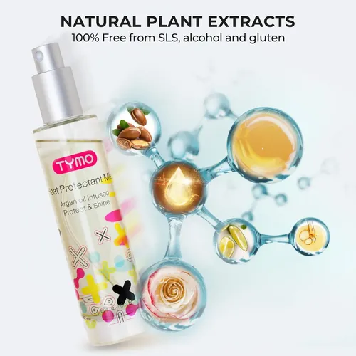 Spray Protector Térmico Tymo Para Cabello Con Aceite De Argá
