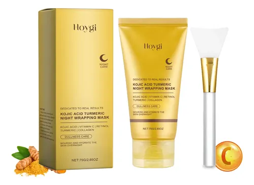 Mascarilla Nocturna Hoygi Ácido Kójico Y Cúrcuma