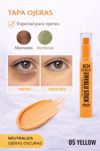 Corrector De Ojeras Idi Con Acido Hialuronico
