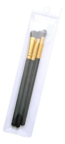 3pcs Pinceles De Maquillaje Profesion Brochas For De Dorado