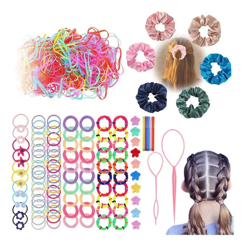 Y 112 Piezas De Accesorios Para El Cabello, Rosquillas, Cole