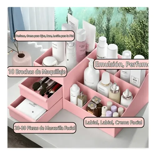 Organizador De Cosméticos De Escritorio Con Cajones Para Art