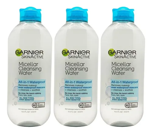 Agua Micelar Garnier 40.5 Fl Oz Pack De 3
