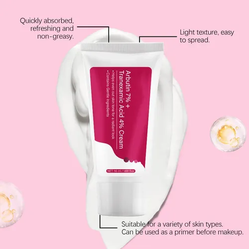 Crema Facial Tranexamic Para Tratamiento De Hiperpigmentació