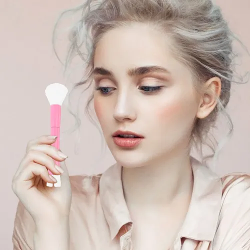 Brocha De Maquillaje Para Rostro Y Rubor