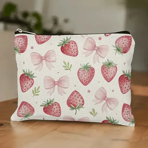 W#c*b Bolsa De Maquillaje De Lino For Cosméticos, For //