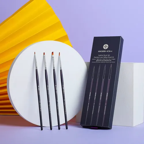 Set De Brochas De Maquillaje Eigshow Pincel Delineador Para