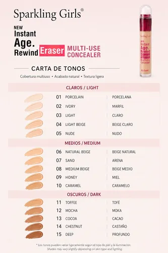 Corrector De Ojeras Sparkling Girls Instant Age Rewind