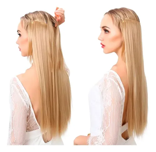 Cortina De Cabello Extensión Premium Italiano Vincha 65cm