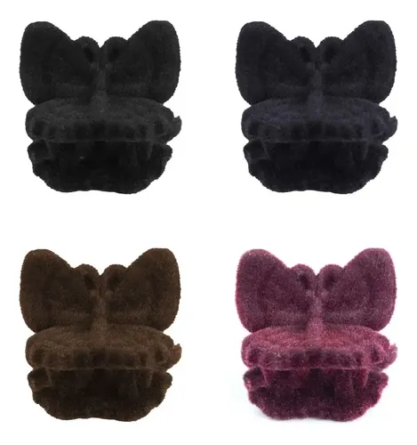 Broches De Pelo En Set Mini Mariposas – Bag X 12 Unidades Color Mariposa Alargada