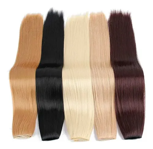 Extensión De Cabello Liso Con Hilo Invisible Múltiples