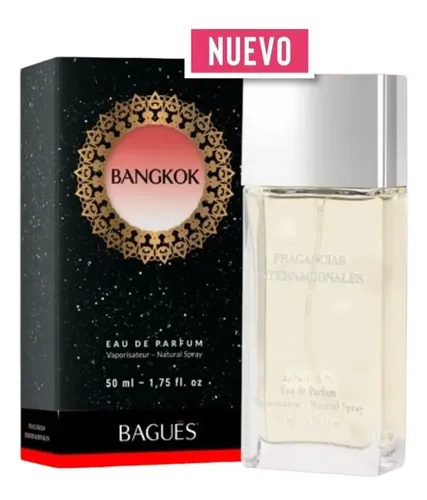Perfume Oriental Bagués Bangkok Para Mujer 50ml Spray Vegano