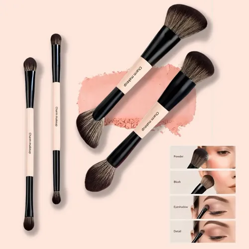7piezas Brochas Para Maquillaje Profesional A