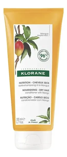 Klorane Bálsamo Acondicionador Manteca De Mango Crema De Enjuague Cabellos Secos Mangue