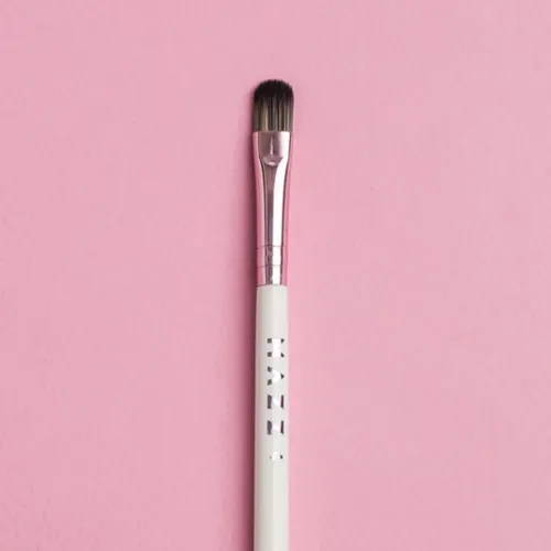 Pincel De Ojos Chato Punta Redonda S Mazz Make Up -pelo Sint