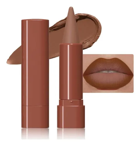 Lápiz Labial Delineador 2 En 1 Evpct Warm Brown, Tono Dúo